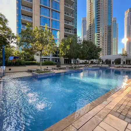 Stunning 1-Bedroom Apartment With Full Burj Khalifa View - 5-Min Walk To Dubai Mall Extérieur photo